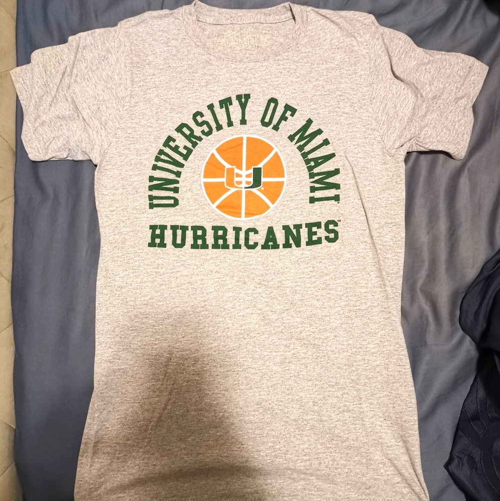 Original Brand Miami Hurricanes Graphic Tee S OB